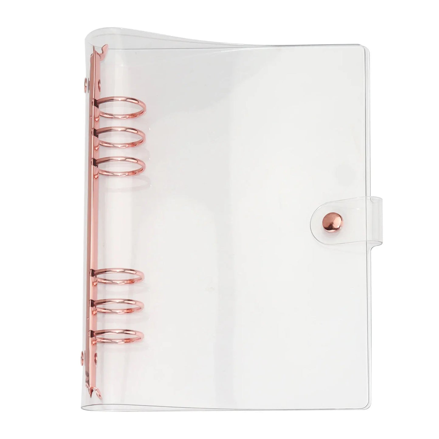 2025 Transparent Loose-Leaf Binder Notebook – A7/A6/A5 Diary Planner with Inner Core
