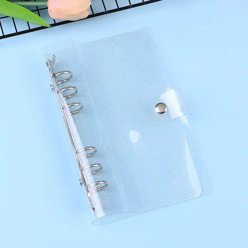 2025 Transparent Loose-Leaf Binder Notebook – A7/A6/A5 Diary Planner with Inner Core