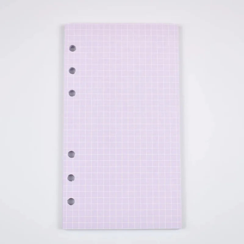 2025 Transparent Loose-Leaf Binder Notebook – A7/A6/A5 Diary Planner with Inner Core