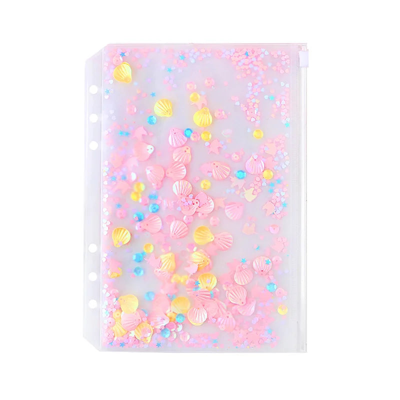 2025 Transparent Loose-Leaf Binder Notebook – A7/A6/A5 Diary Planner with Inner Core