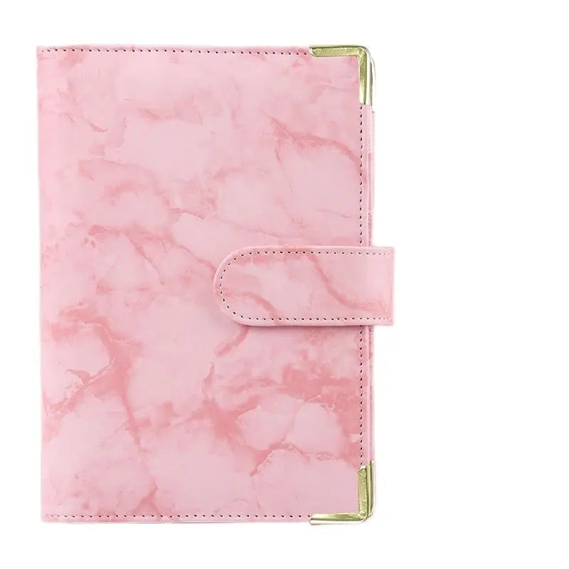A5/A6 Marble Binder Cover – White & Black DIY Diary, Agenda, Planner Paper Cover