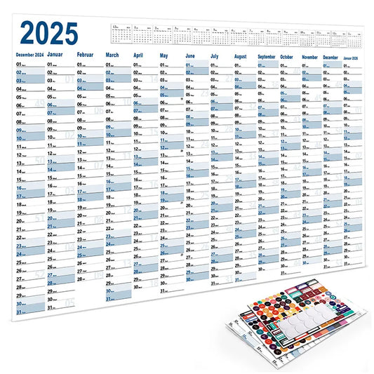 Large Wall Calendar Planner – Kawaii To-Do List & Schedule Organizer