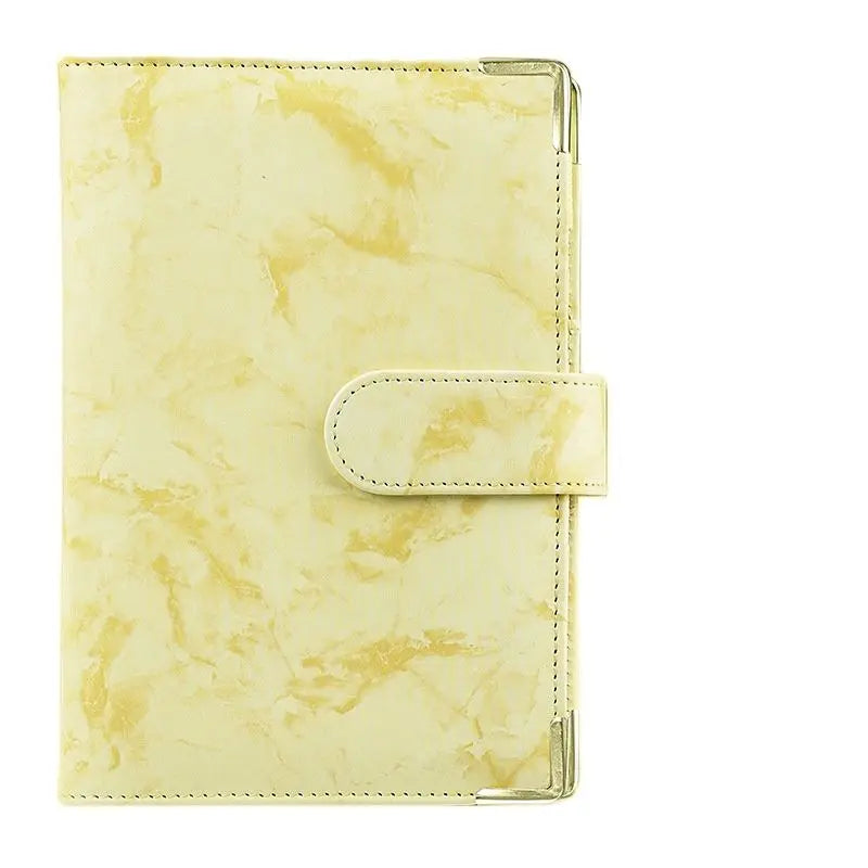 A5/A6 Marble Binder Cover – White & Black DIY Diary, Agenda, Planner Paper Cover