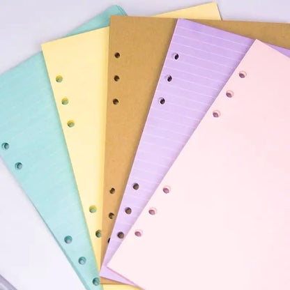 2025 Transparent Loose-Leaf Binder Notebook – A7/A6/A5 Diary Planner with Inner Core