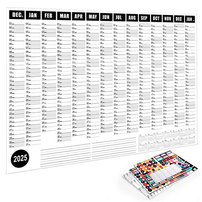 Large Wall Calendar Planner – Kawaii To-Do List & Schedule Organizer