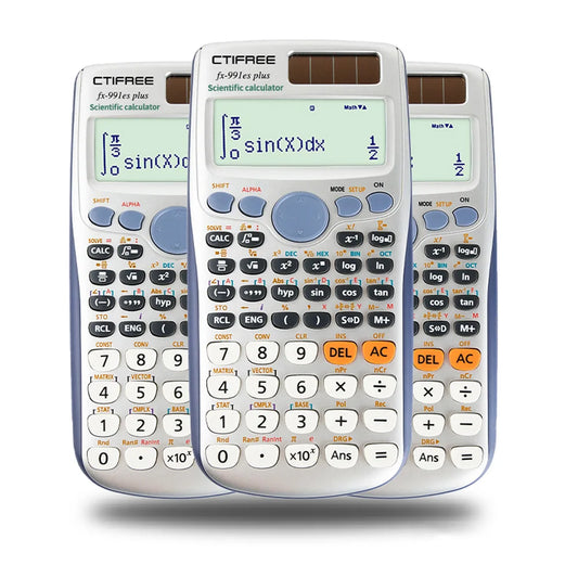 Original FX-991ES-PLUS Scientific Calculator – 417 Functions for High School & University