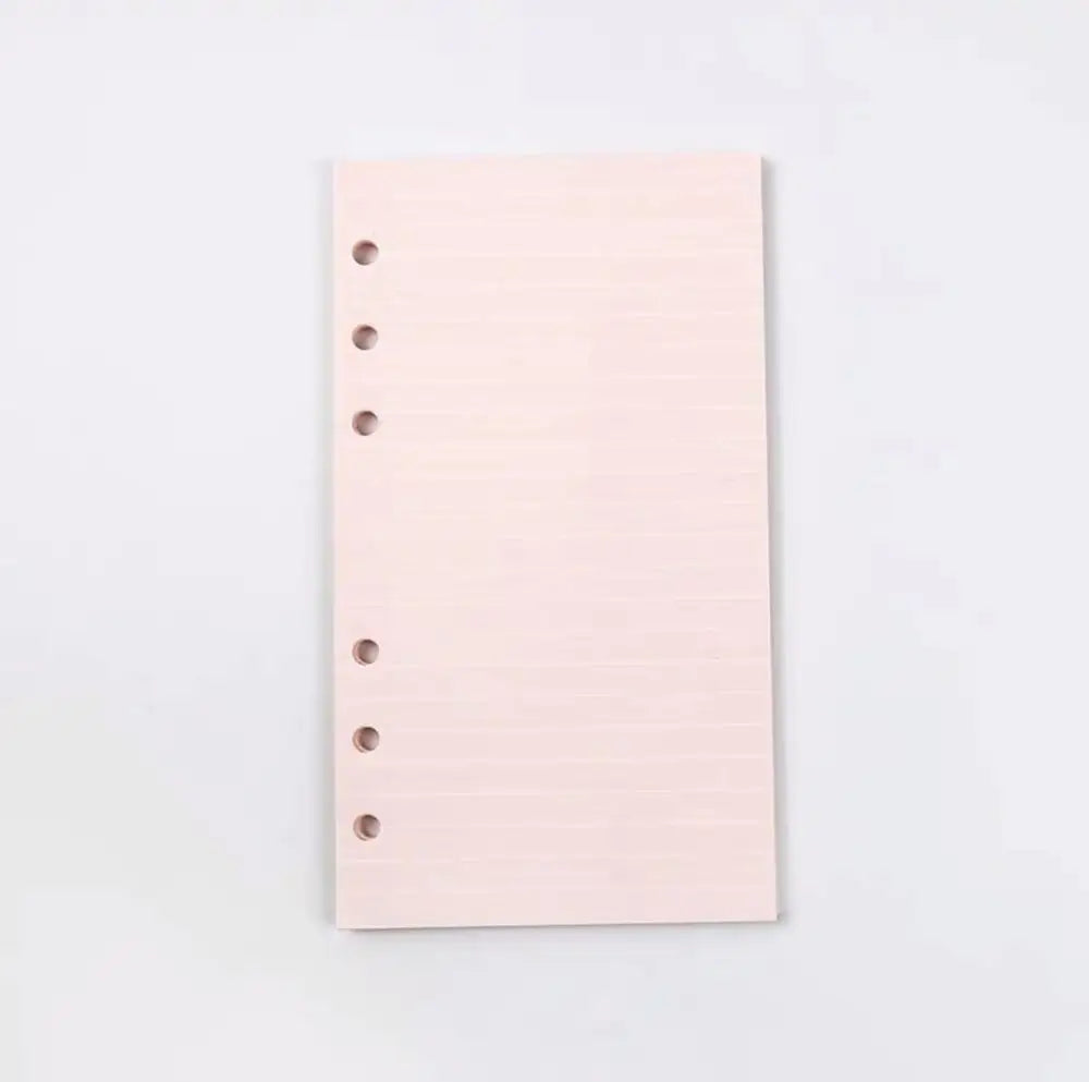 2025 Transparent Loose-Leaf Binder Notebook – A7/A6/A5 Diary Planner with Inner Core
