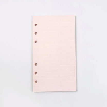 2025 Transparent Loose-Leaf Binder Notebook – A7/A6/A5 Diary Planner with Inner Core