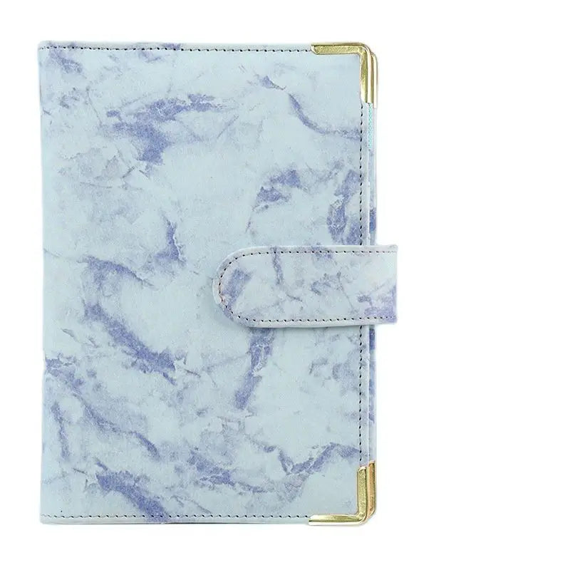 A5/A6 Marble Binder Cover – White & Black DIY Diary, Agenda, Planner Paper Cover