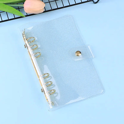 2025 Transparent Loose-Leaf Binder Notebook – A7/A6/A5 Diary Planner with Inner Core