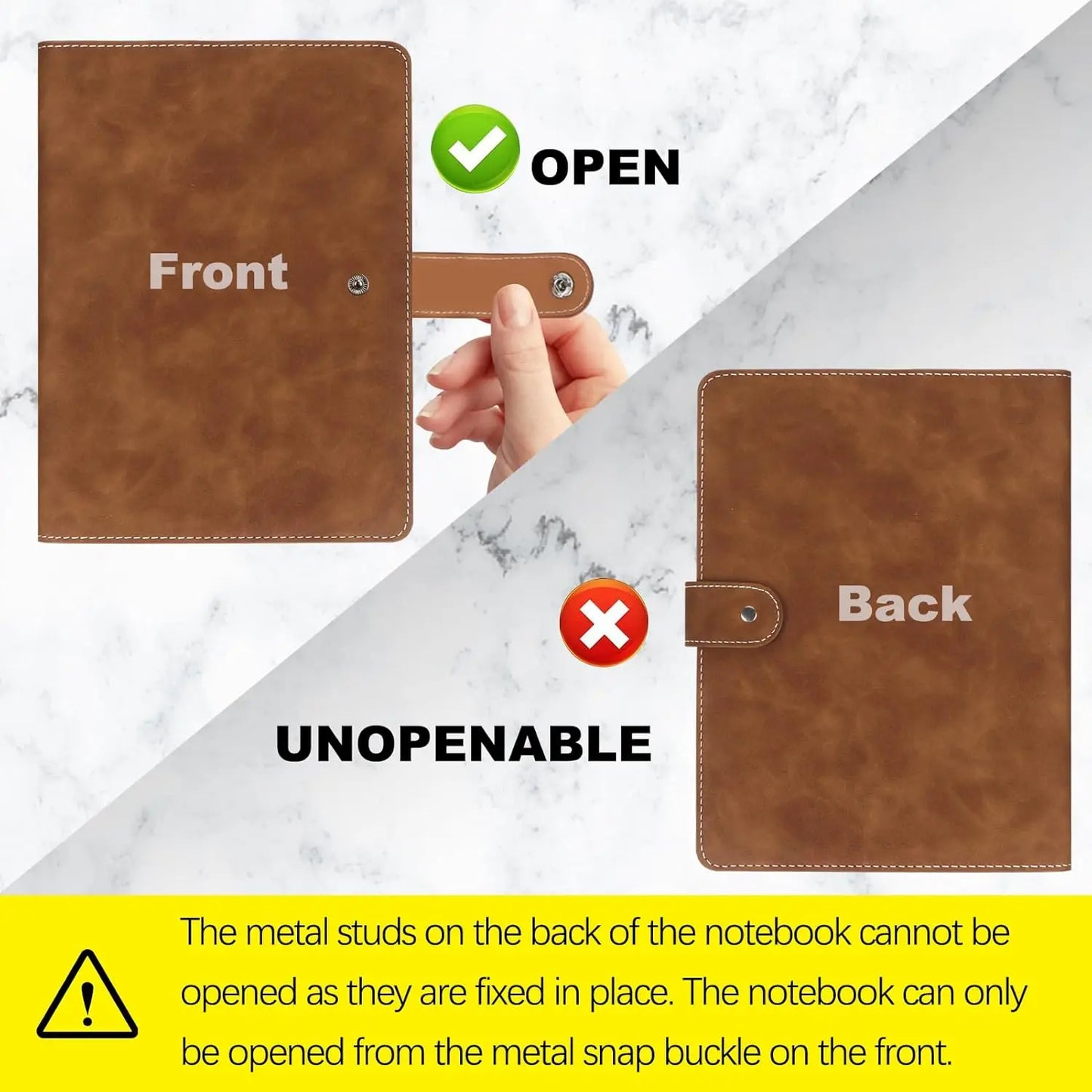 A5 6-Ring Binder Notebook – Refillable Planner with Pockets & Dividers