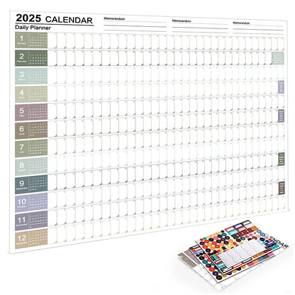 Large Wall Calendar Planner – Kawaii To-Do List & Schedule Organizer