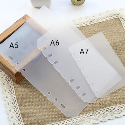 2025 Transparent Loose-Leaf Binder Notebook – A7/A6/A5 Diary Planner with Inner Core