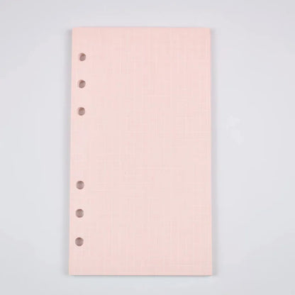 2025 Transparent Loose-Leaf Binder Notebook – A7/A6/A5 Diary Planner with Inner Core