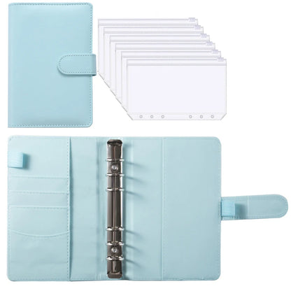 A6 Leather Budget Binder Notebook