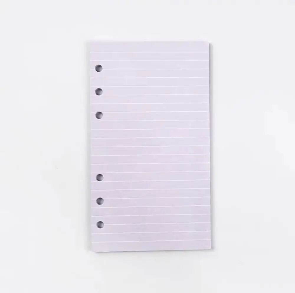 2025 Transparent Loose-Leaf Binder Notebook – A7/A6/A5 Diary Planner with Inner Core