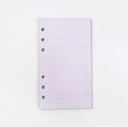 2025 Transparent Loose-Leaf Binder Notebook – A7/A6/A5 Diary Planner with Inner Core